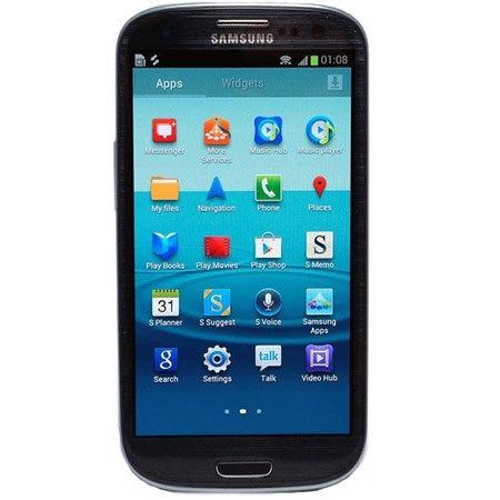 Frontal del Galaxy S3 negro