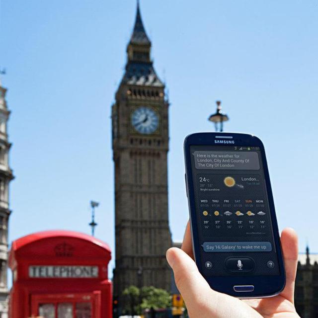 Samsung Galaxy S3 en negro Londres