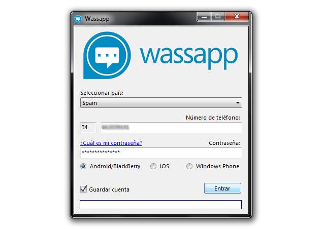 Configuración de Wassapp