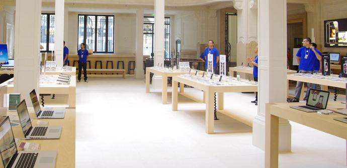 Tienda de Apple en París robada en Nochevieja