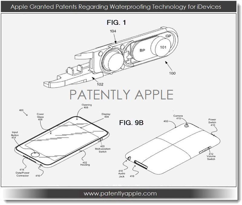 apple patente iphone 5 agua