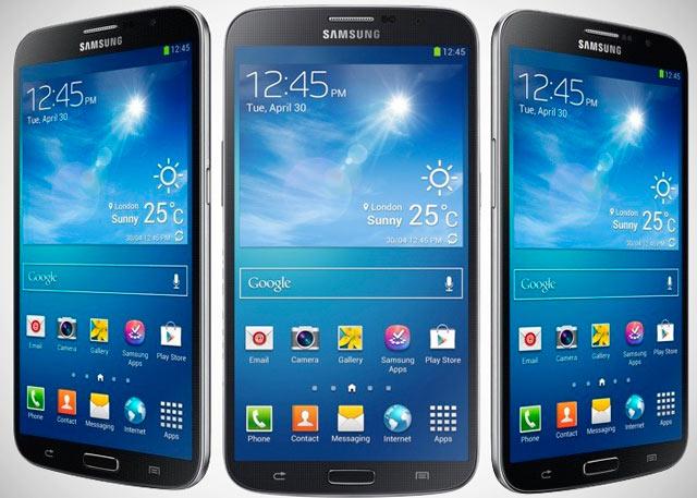 Samsung Galaxy Mega en negro