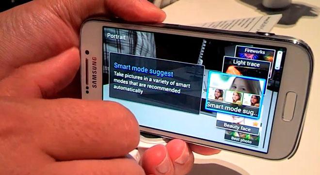 Smart Mode en Samsung Galaxy S4 Zoom
