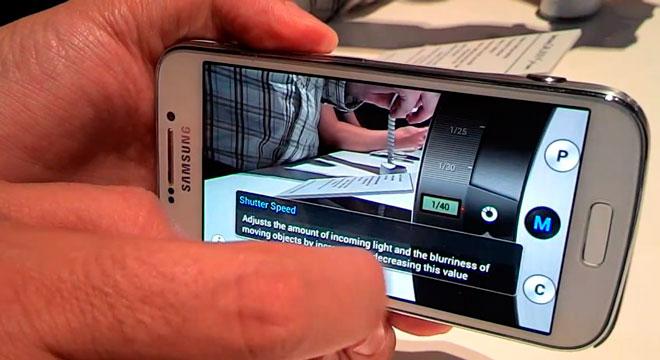 Modo experto en el Samsung Galaxy S4 Zoom