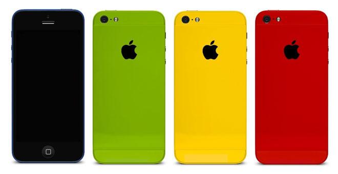 iPhone 5S en distintos colores