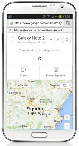 Acceso remoto de Google para dispositivos Android ya funciona en España.