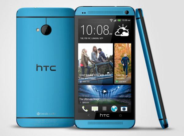 HTC One en color azul