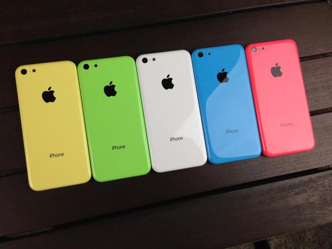 Colores disponibles del iPhone 5C