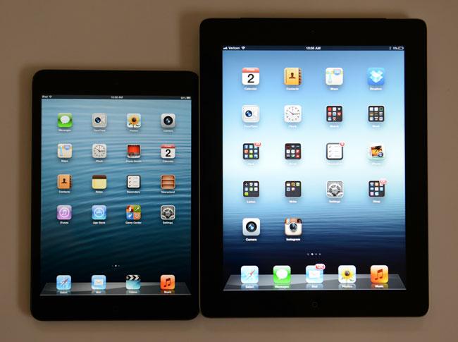 iPad 2 frente a iPad Mini