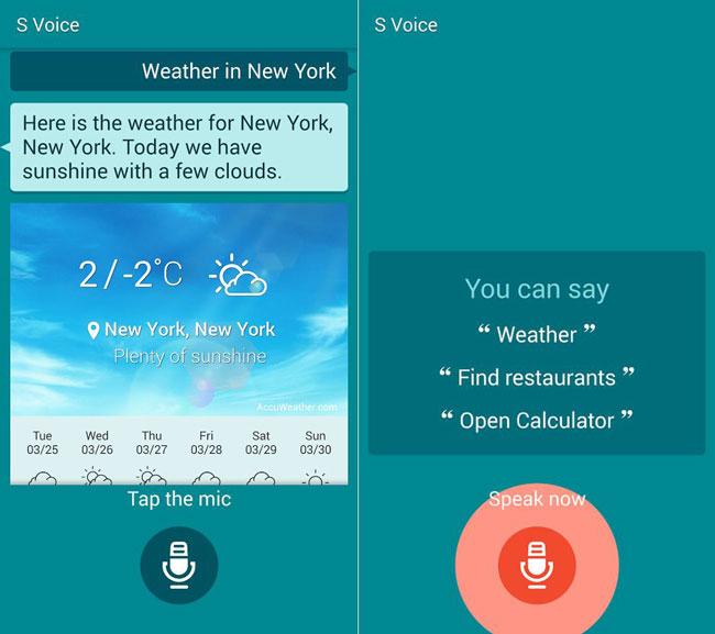 App S Voice del Samsung Galaxy S5