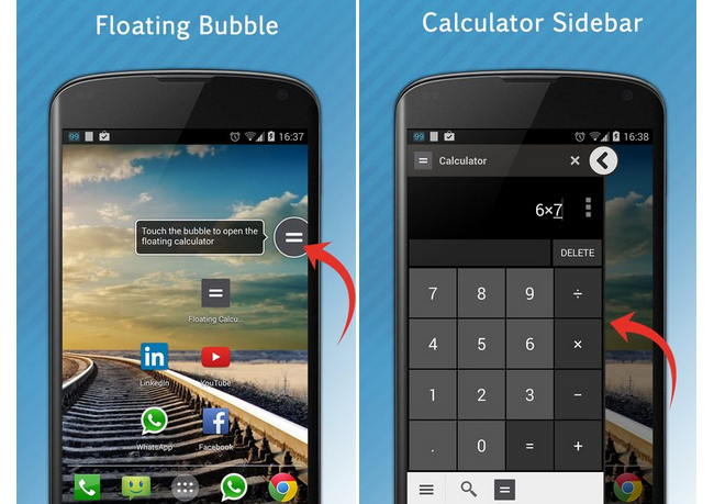 Floating Calculator App
