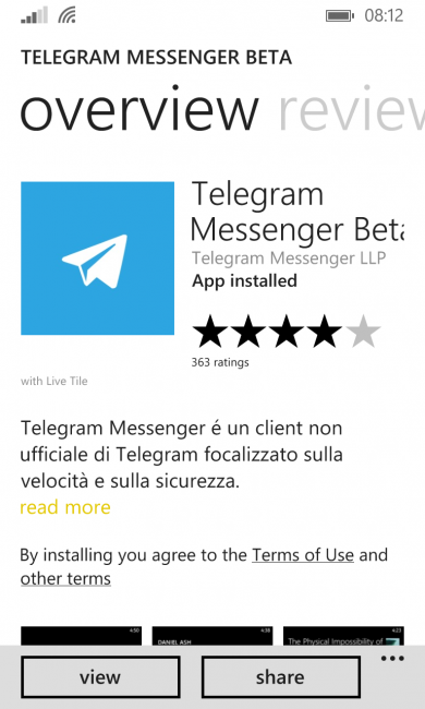 telegram oficial 2