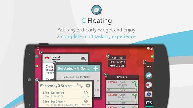 C Floating Google Play