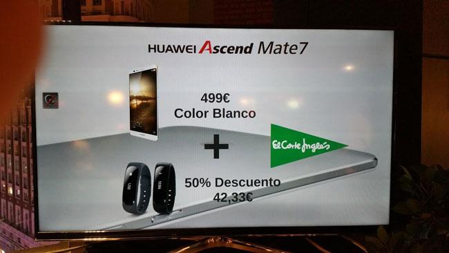 Pack de venta del Huawei Ascend Mate7