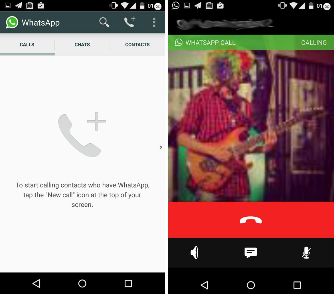 Llamadas de voz en WhatsApp para Android es inminente.