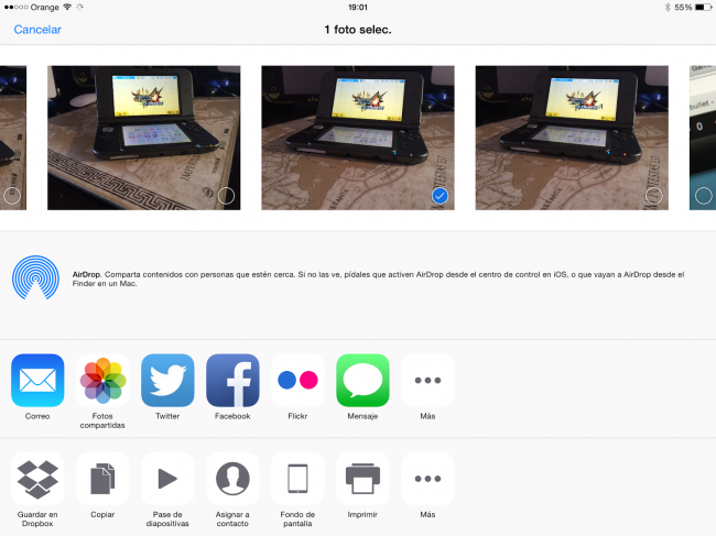 Dropbox se actualiza en iOS para compartir desde otras aplicaciones.