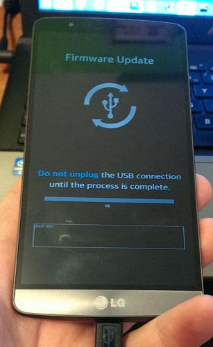Modo download en LG G3