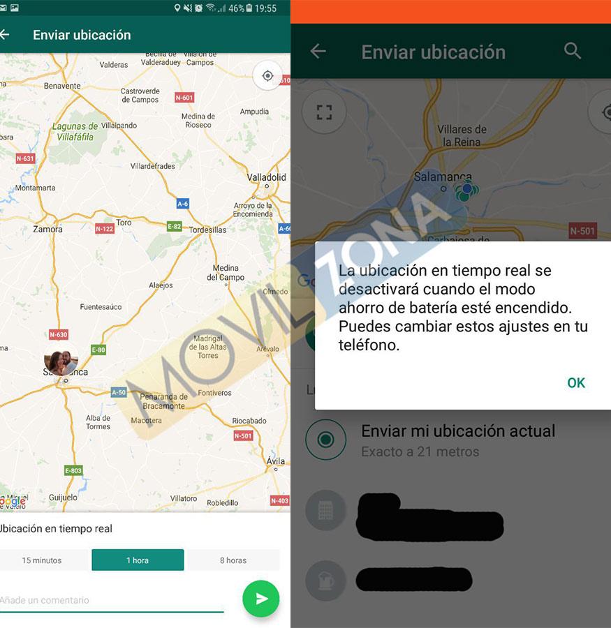 WhatsApp permitirá compartir tu localización en tiempo real
