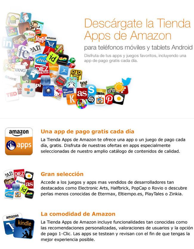 Tienda de aplicaciones de Amazon para móviles Android