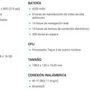 Especificaciones Nexus 7