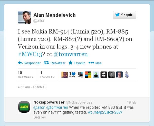 Cuatro nuevos Nokia Lumia para el MWC