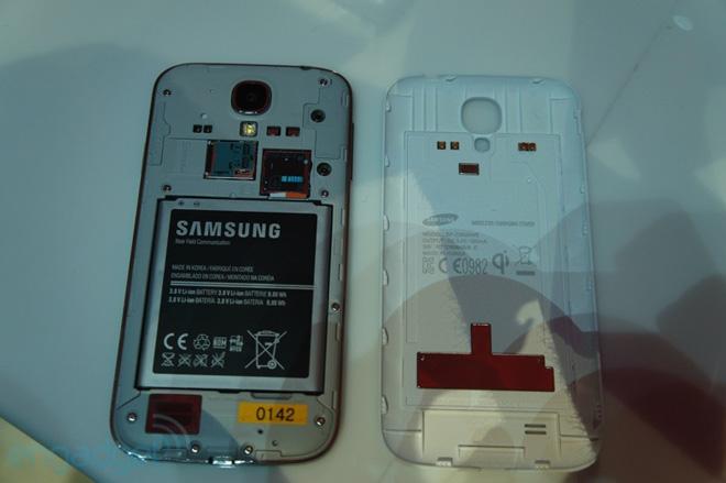 Sistema de carga inalámbrica en el Samsung Galaxy S4