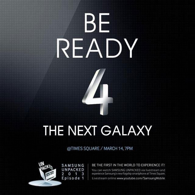 Evento de presentación del Samsung Galaxy S4