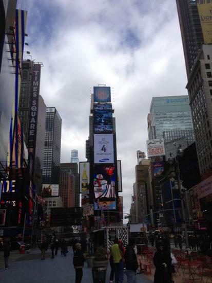 Samsung Galaxy S4 en Times Square