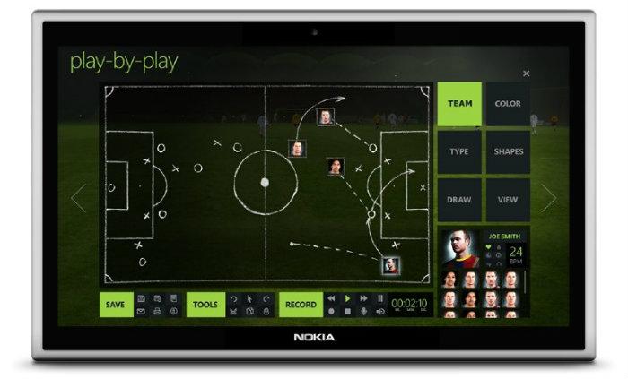 Así podría ser el tablet de Nokia con Adidas micoach