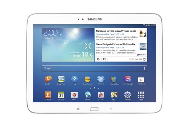 Samsung Galaxy Tab 3 10.1: Características oficiales.
