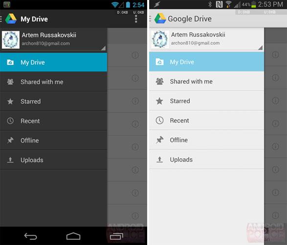 Nueva actualización Google Drive para Android.