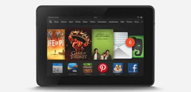 New Kindle Fire HDX.