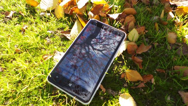 Nokia Lumia en hierba