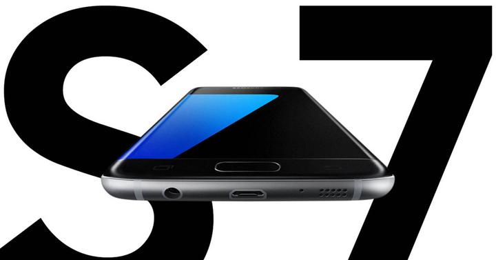 Samsung Galaxy S7 tumbado
