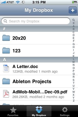iPhone Screenshot 1