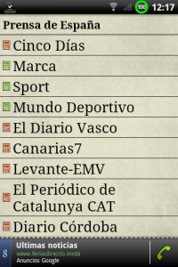 Prensa de España