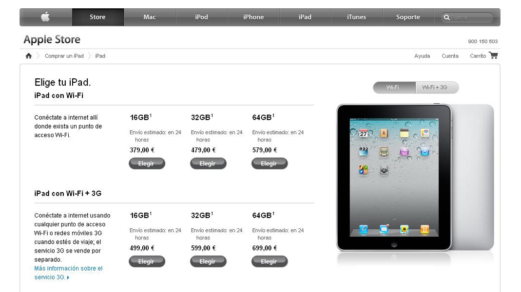 iPad más barato