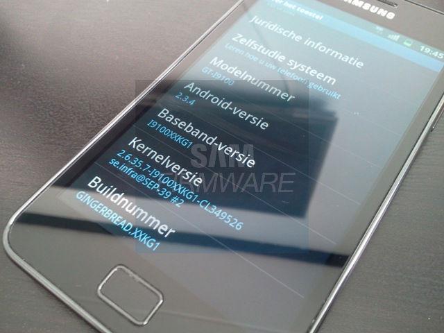 SAmsung Galaxy S 2 actualización Android 2.3.4