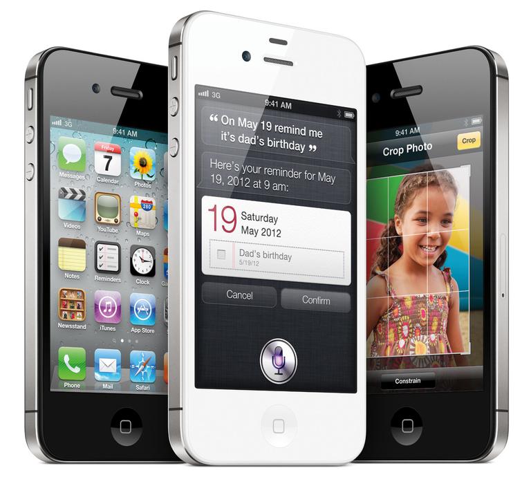 Apple iPhone 4S en color blanco y negro