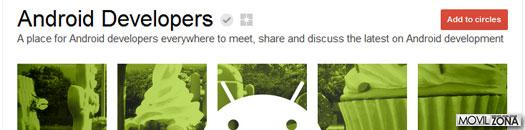 Android Developers en Google+