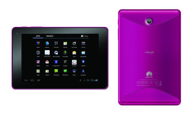 Tableta Huawei MediaPad en color rosa pasión