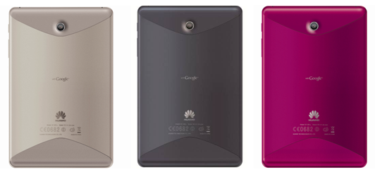 Tres colores de Huawei MediaPad