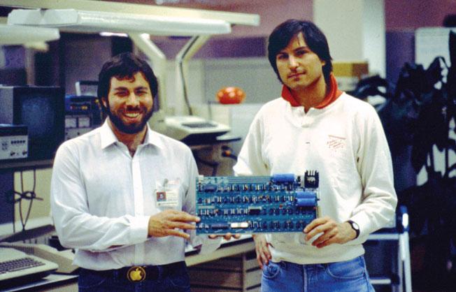 Steve Jobs y Steve Wozniak en los años 70