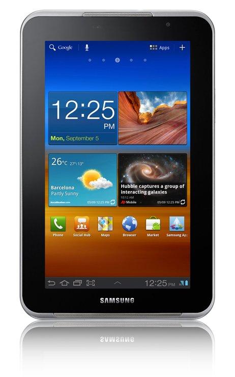 Frontal Samsung Galaxy Tab 7.0N