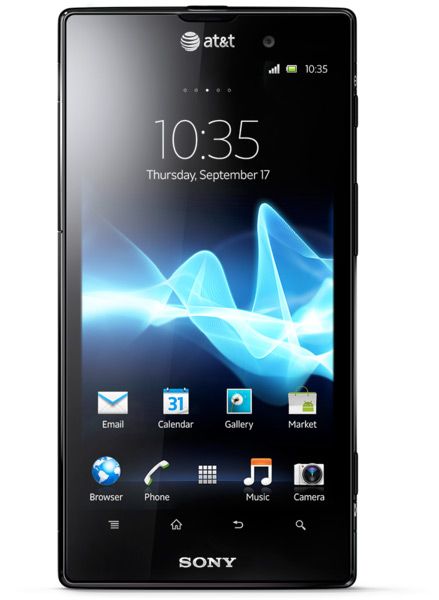 Frontal del Sony Xperia ion