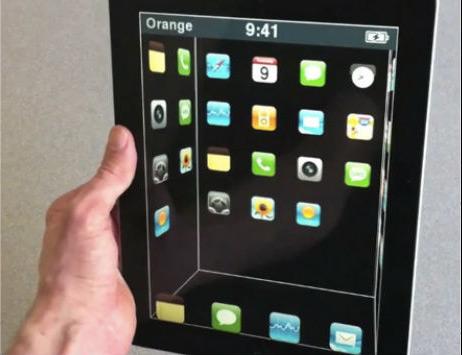 iPad 3 interfaz 3D
