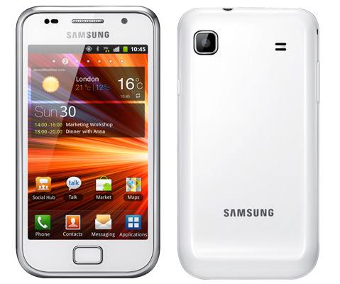 Samsung Galaxy S Plus i9001 en color blanco con Virgin Media