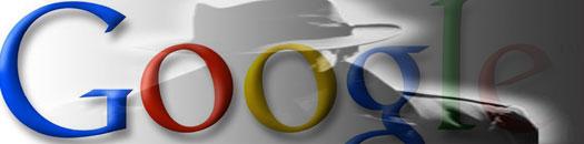 logotipo de Google con fondo negro