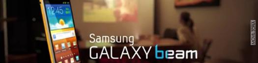 Samsung Galaxy Beam con picoproyector