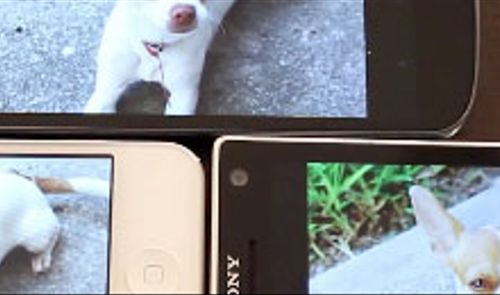 Comparativa de pantallas de smartphones